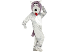 Costume de loup en fourrure synthétique