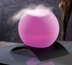 Diffuseur de brume sphérique avec jeu de couleurs