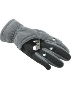 Gants polaires 3 LED taille XL (noir)
