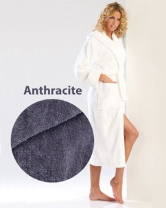 Peignoir confort anthracite taille L