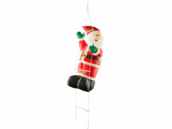Père Noël sur échelle autogonflant 120 cm