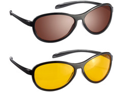 Set de lunettes contrastantes HD "Night Vision" & "Day Vision", polarisées