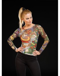 T-Shirts Tattoo en stretch - Panthère & Dragon
