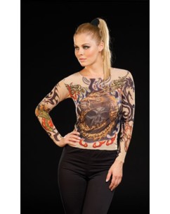 T-Shirts Tattoo en stretch - Tribal & Dragon