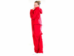 Tenue d'Intérieur rouge en textile polaire taille L