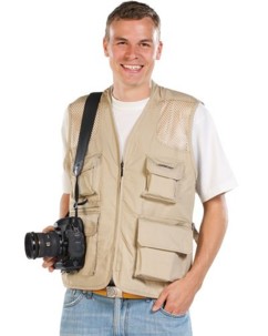 Veste de loisir beige sans manches taille L