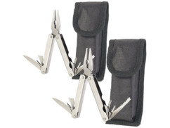 Lot de 2 outils multifonction 15 en 1 en acier inox par Semptec.