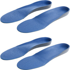 2 paires de semelles confort avec amorti mousse - Pointures 39 à 40