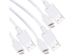 Lot de 3 câbles USB-A vers Lightning Callstel.