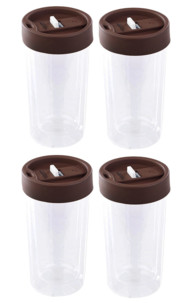 4 gobelets isothermes double paroi - 30 cl