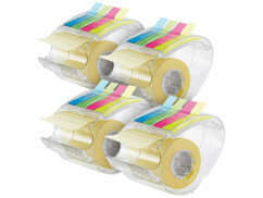 4 rouleaux bloc-notes de 10 m avec 320 pense-bêtes