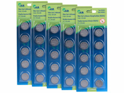 50 piles bouton CR2032 3 V TKA