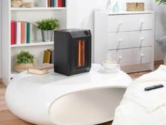 Chauffage soufflant infrarouge 1500 W avec minuteur et télécommande : LV-480.ir