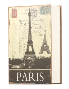 Livre coffre-fort en acier dissimulé - livre de voyage