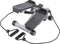 Mini-stepper avec poignées, tendeurs et compteur