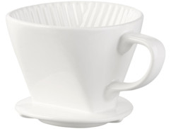 porte filtre en porcelaire pour café moulu pour toute cafetière