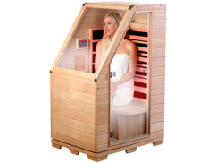 Sauna infrarouge compact en bois, 760 W