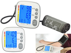 tensiometre numerique lcd newgen medicals ob300 avec alertes poul et mémoire des mesures