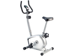 Vélo d'appartement avec mesure du rythme cardiaque et frein magnétique