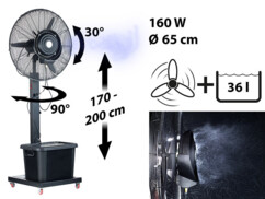 Ventilateur vaporisateur d'extérieur professionnel