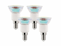 4 Ampoules 39 LED SMD E14 3 W -  blanc chaud