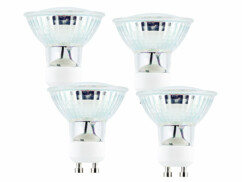 4 Ampoules 39 LED SMD GU10 - blanc neutre