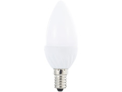 Ampoule bougie LED E14 - 3 W - 250 lm - Blanc chaud