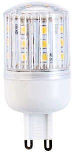Ampoule compacte LED 3 W avec éclairage 360° - GU9 - Blanc