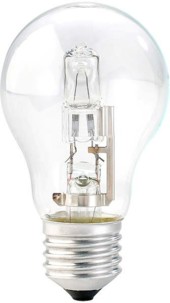 Ampoule halogène globe dimmable - E27 - 77 W - Blanc chaud