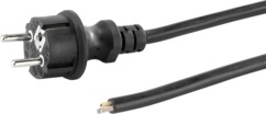 Câble d'alimentation étanche IP44, 3 brins, section 1,5 mm² - 5m