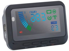 Afficheur tête haute 2,4'' HUD-24C pour véhicules avec OBD-II