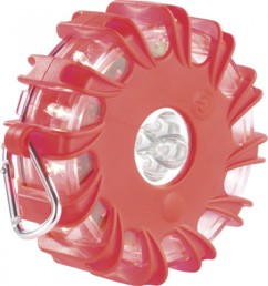 Avertisseur de danger magnétique à LED - Rouge