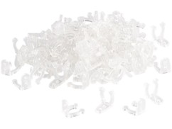 Clips de fixation pour guirlandes LED Lunartec (x100)