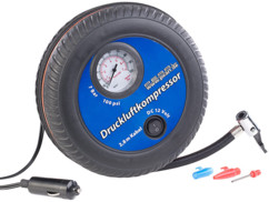 Compresseur à air portatif avec prise 12 V et manomètre