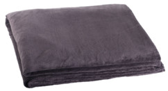 Couverture en microfibres 300 g/m² - 220 x 240 cm - Noir