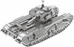 Maquette 3D en métal : Char d'assaut - 48 pièces