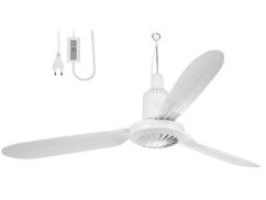 ventilateur de plafond avec telecommande minuteur 105cm sichler