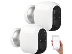 2 caméras de surveillance IP Full HD connectées IPC-480
