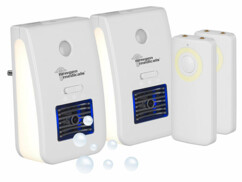 2 veilleuses télécommandées avec ioniseur