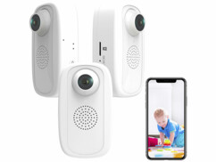 3 caméras wifi Full HD secteur avec bouton d'urgence IPC-250.fhd