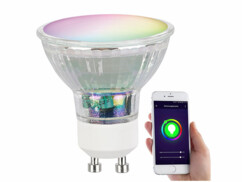 Ampoule LED RVB CCT connectée GU10 compatible Amazon Alexa et Google Assistant