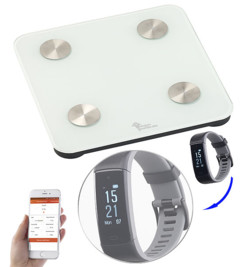 Balance impédancemètre connectée 7 en 1 - Avec montre FBT-110.HR
