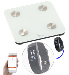 Balance impédancemètre connectée 7 en 1 - Avec montre FBT-120.HR