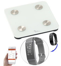 Balance impédancemètre connectée 7 en 1 - Avec montre FBT-50.HR.proV4