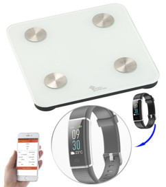 Balance impédancemètre connectée 7 en 1 - Avec montre FBT-50.HR.proV5