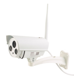 caméra de surveillance fixe HD IP avec application iOS Android pour extérieur avec vision nocturne infrarouge et enregistrement sur carte SD 7links