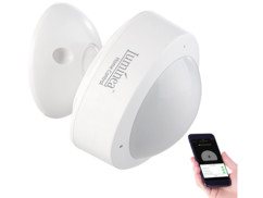 detecteur de mouvement infrarouge connecté compatible ampoules Luminea LAV et SF500 et application ios android Luminea home control