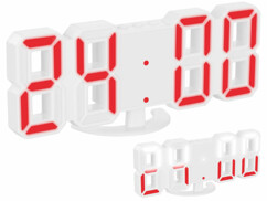 Horloge LED compacte avec chiffres à 7 segments
