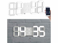 Horloge LED connectée à intensité variable avec réveil