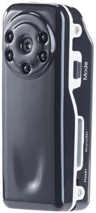 micro camera sport de poche resolution hd avec led infrarouge pour vidéo de nuit somikon raptor 720